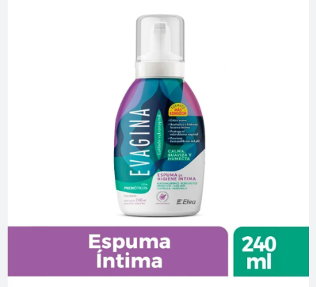 EVAGINA ESPUMA DE HIGIENE ÍNTIMA 240 GR