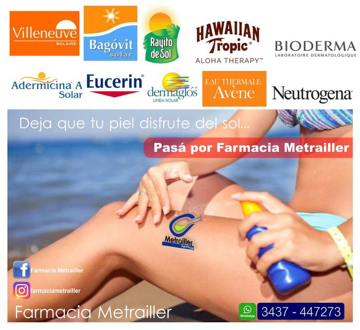 Protectores solares playa